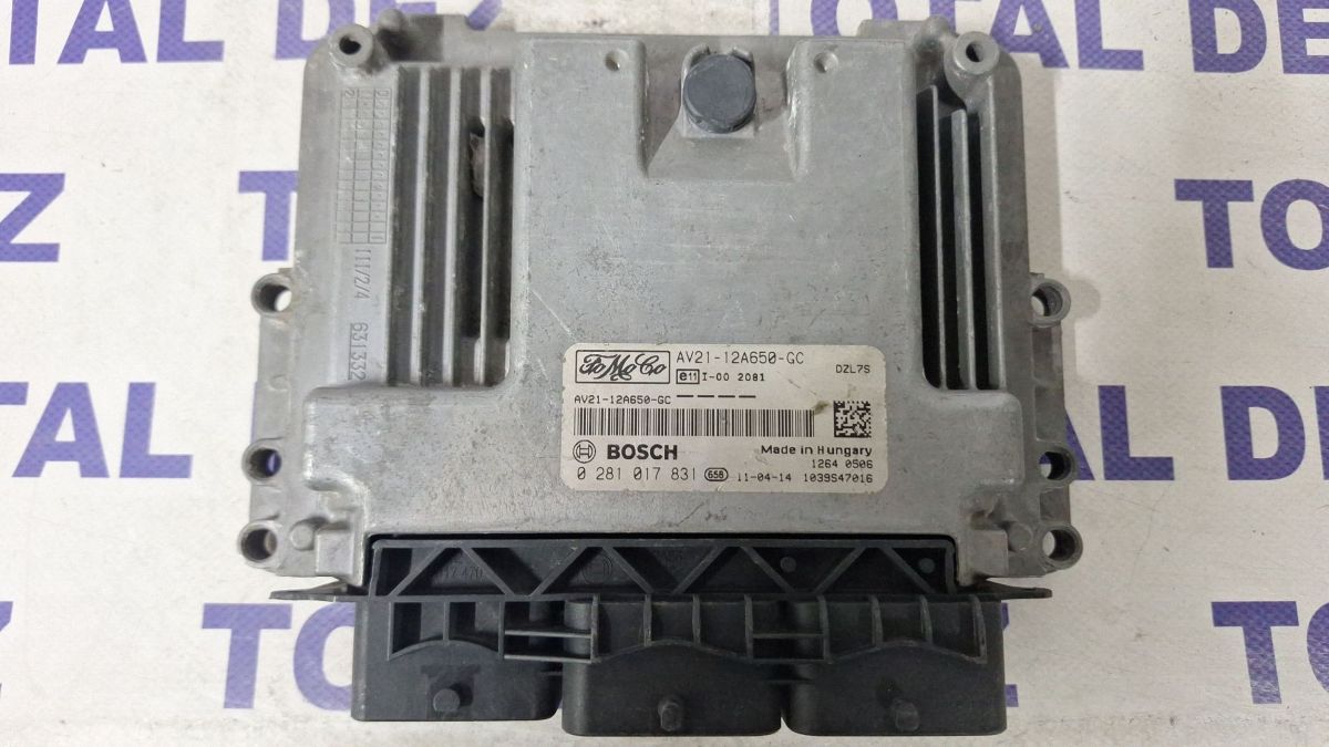Calculator motor (ECU) Ford Fiesta 2011 - AV2112A650GC 0281017831