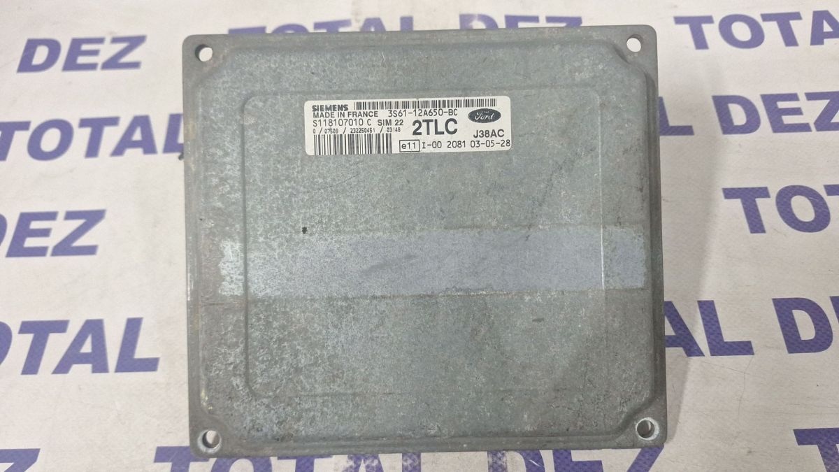 Calculator motor (ECU) Ford Fiesta 2008 - 3S6112A650BC S118107010C