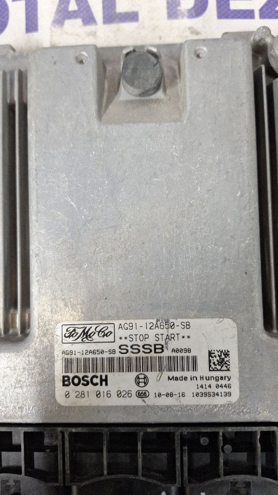Calculator motor (ECU) Land Rover Freelander 2 - LR2 2008 - 0281016026 AG9112A650SB