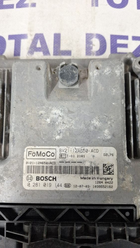 Calculator motor (ECU) Ford Fiesta 2012 - BV2112A650ACD 0281019144