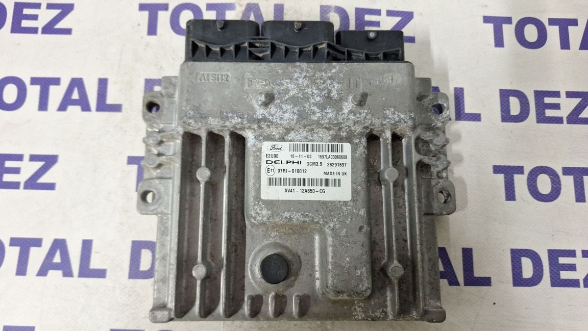 Calculator motor (ECU) Ford Mondeo MK IV 2007 - 97RI010012 AV4112A650CG 28291697 1697LA03060608