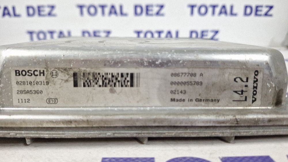 Calculator motor (ECU) Volvo S60 2002 - 0281010319 08677708A 28SA5360