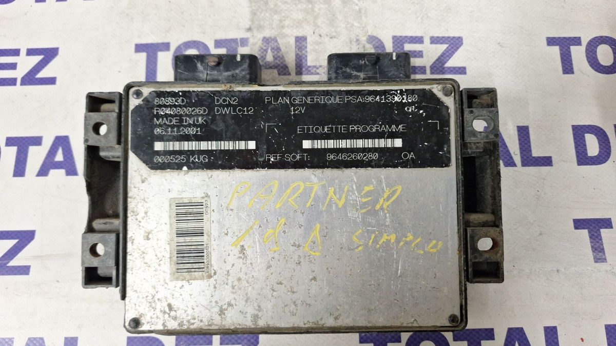 Calculator motor (ECU) Peugeot Partner 2017 - 9646260280 R0408D026D
