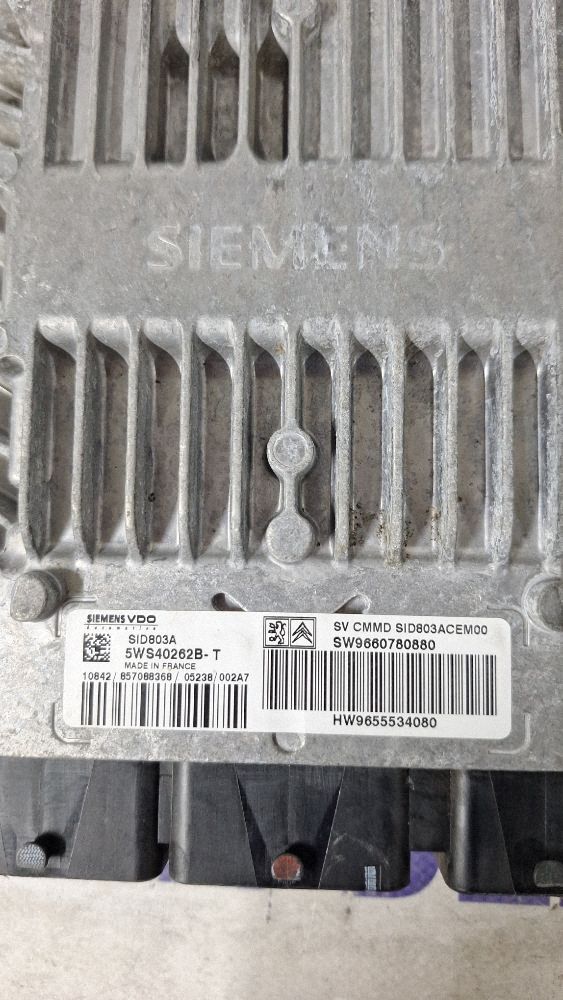 Calculator motor (ECU) Peugeot 407 2006 - 9655534080 9660780880 5WS40262BT