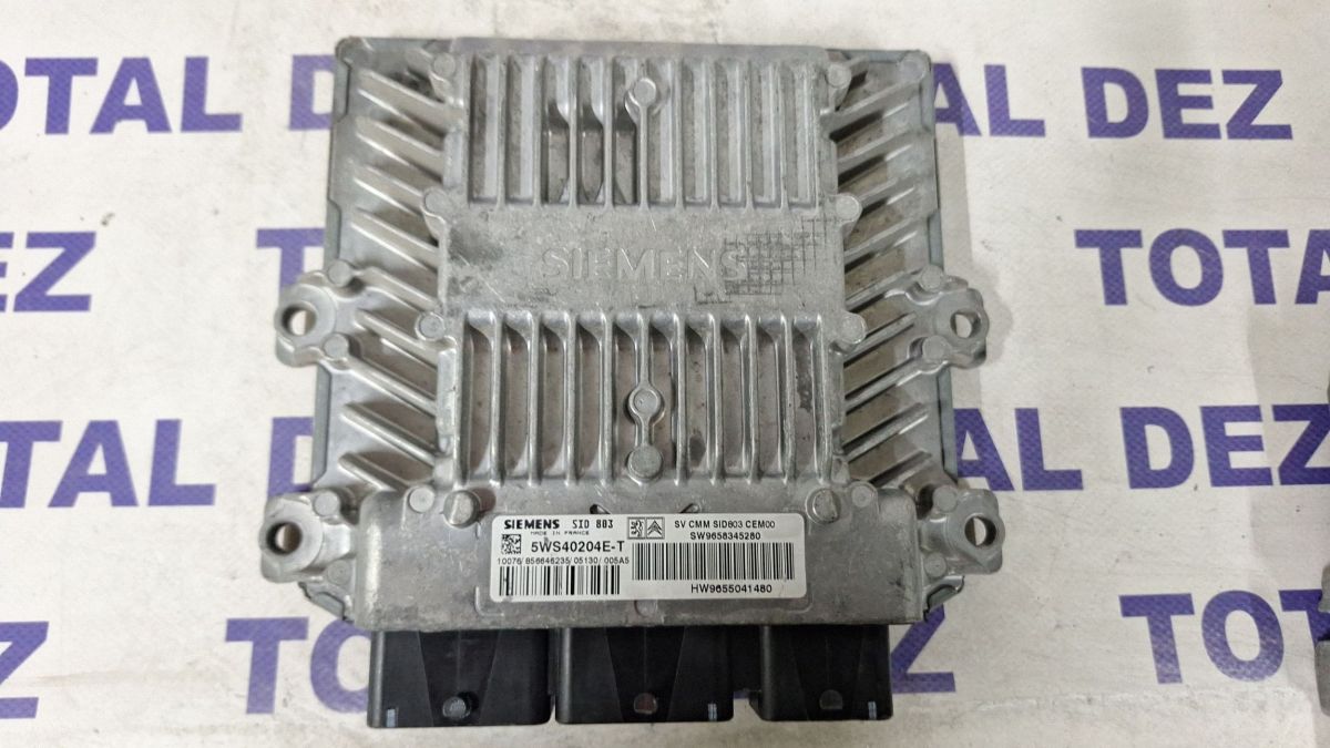 Calculator motor (ECU) Peugeot 407 2004 - 9655041480 9658345280 5WS40204ET