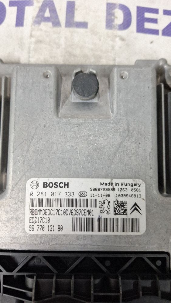 Calculator motor (ECU) Peugeot 208 I 2012 - 9666729580 9677013180 0281017333 6667285