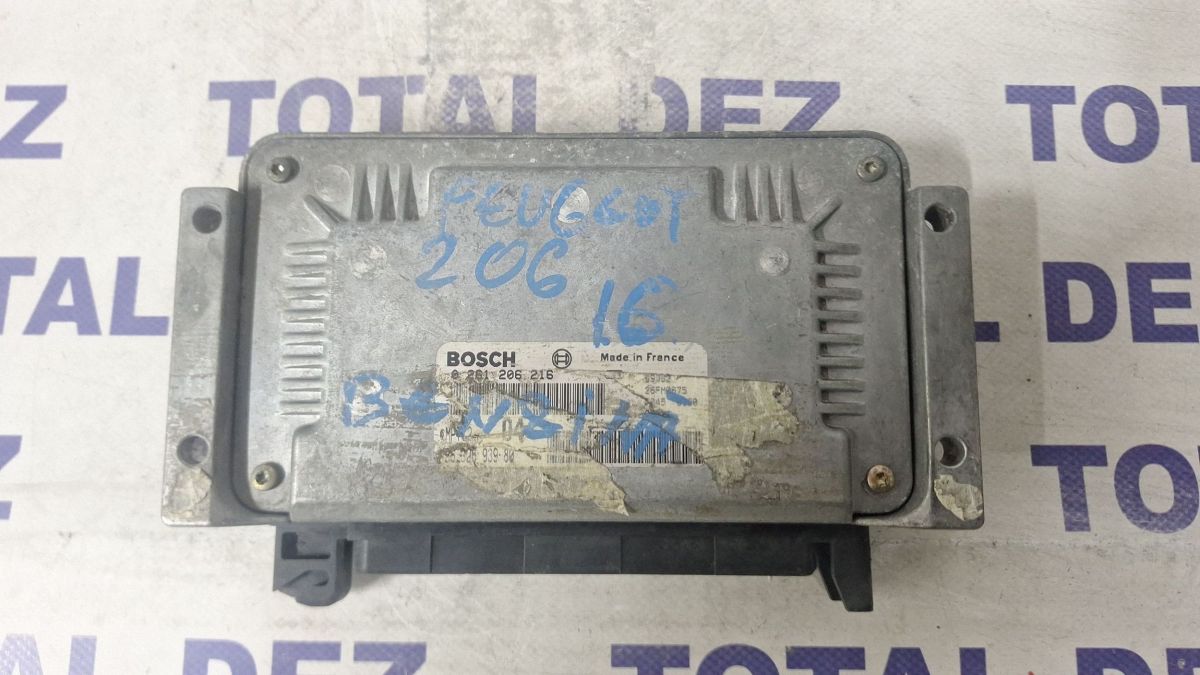 Calculator motor (ECU) Peugeot 206 206+ 1998 - 9632693980 0261206216