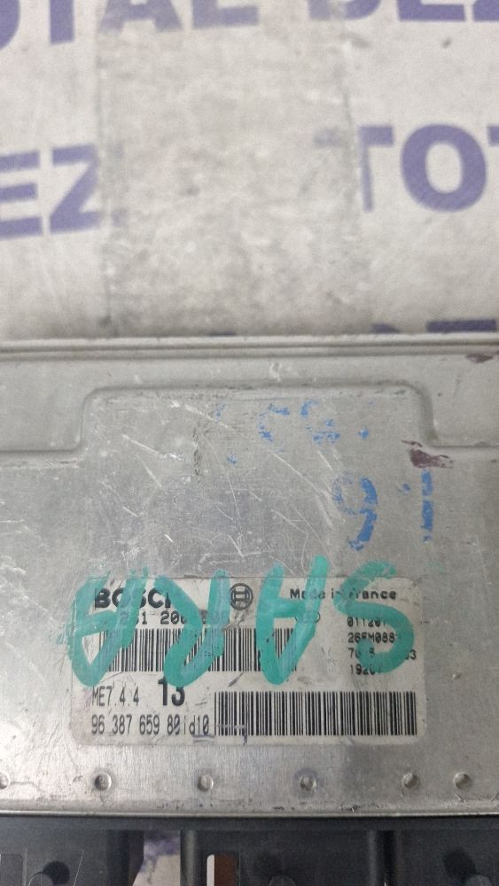 Calculator motor (ECU) Citroen Xsara Xsara Picasso 2002 - 9638765980