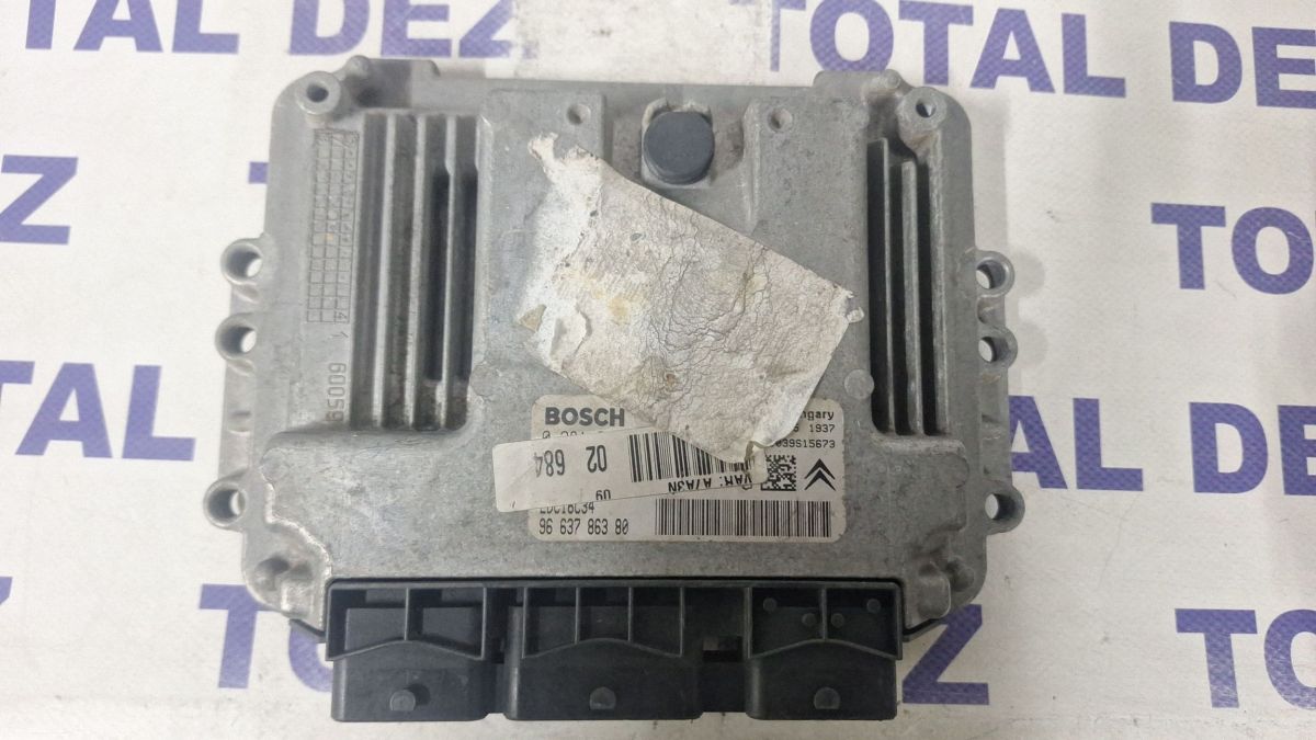 Calculator motor (ECU) Peugeot 207 2006 - 9663786380 039515673