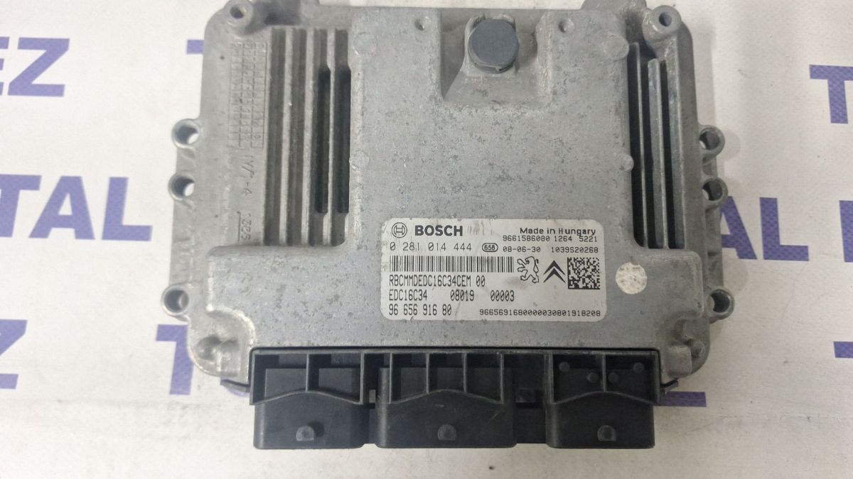 Calculator motor (ECU) Peugeot Bipper 2008 - 0281014444 9661586080 9665691680