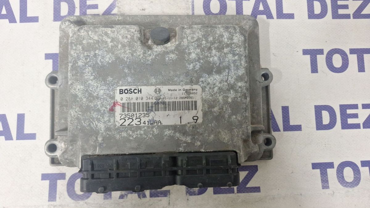 Calculator motor (ECU) Fiat Doblo 2003 - 0281010344 73501235