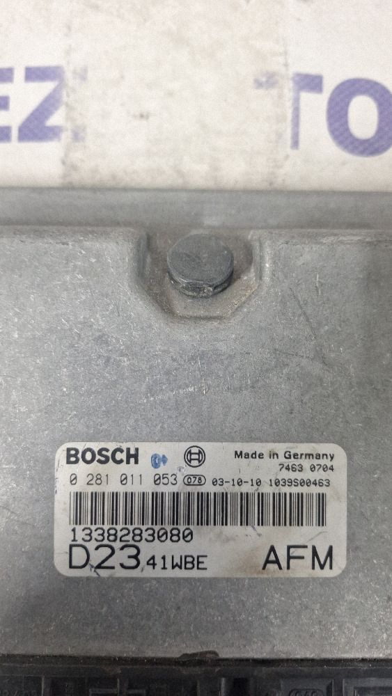 Calculator motor (ECU) Fiat Ducato 2005 - 0281011053 1338283080 74630704