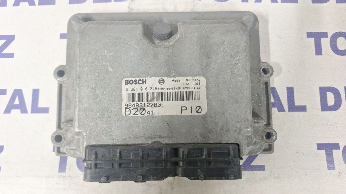 Calculator motor (ECU) Citroen Jumper 2002 - 0281010346 9648312780 1039S04166
