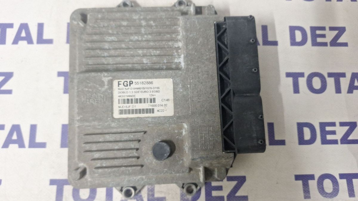 Calculator motor (ECU) Fiat Doblo 2004 - 55182886 7160001402