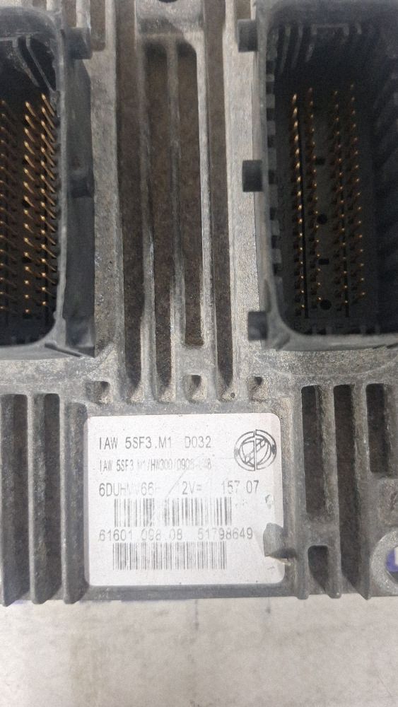 Calculator motor (ECU) Fiat Grande Punto 2007 - 51798649 6160109808 5SF3M1D032