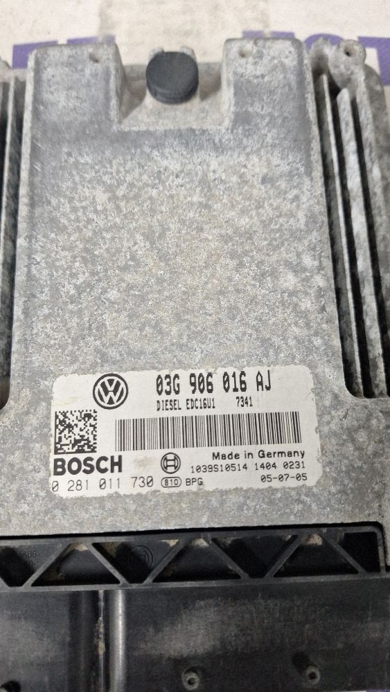 Calculator motor (ECU) Seat Leon (1P) 2006 - 03G906016AJ 0281011730 1039S10514