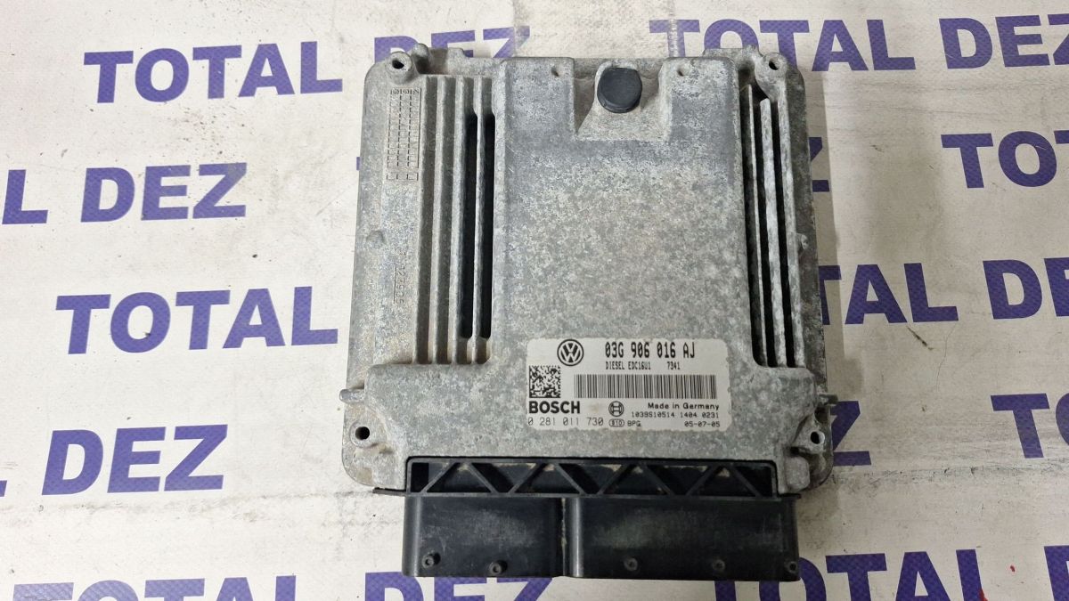 Calculator motor (ECU) Seat Leon (1P) 2006 - 03G906016AJ 0281011730 1039S10514