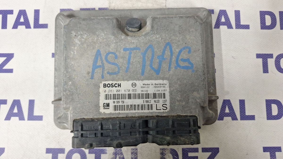 Calculator motor (ECU) Opel Astra G 1999 - 0281001670 90589736 28SA3739