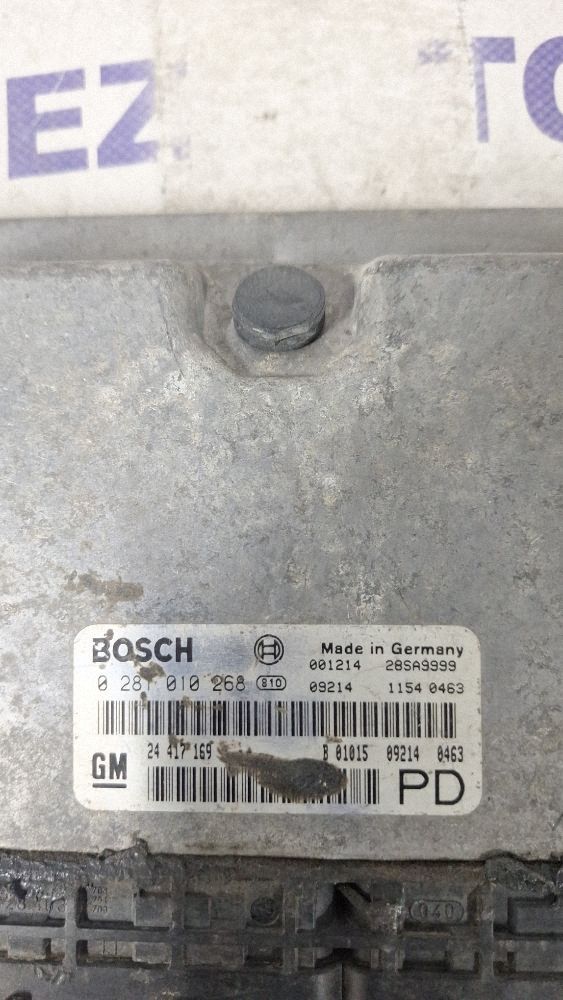 Calculator motor (ECU) Opel Zafira A 2000 - 0281010268 24417169 28SA9999