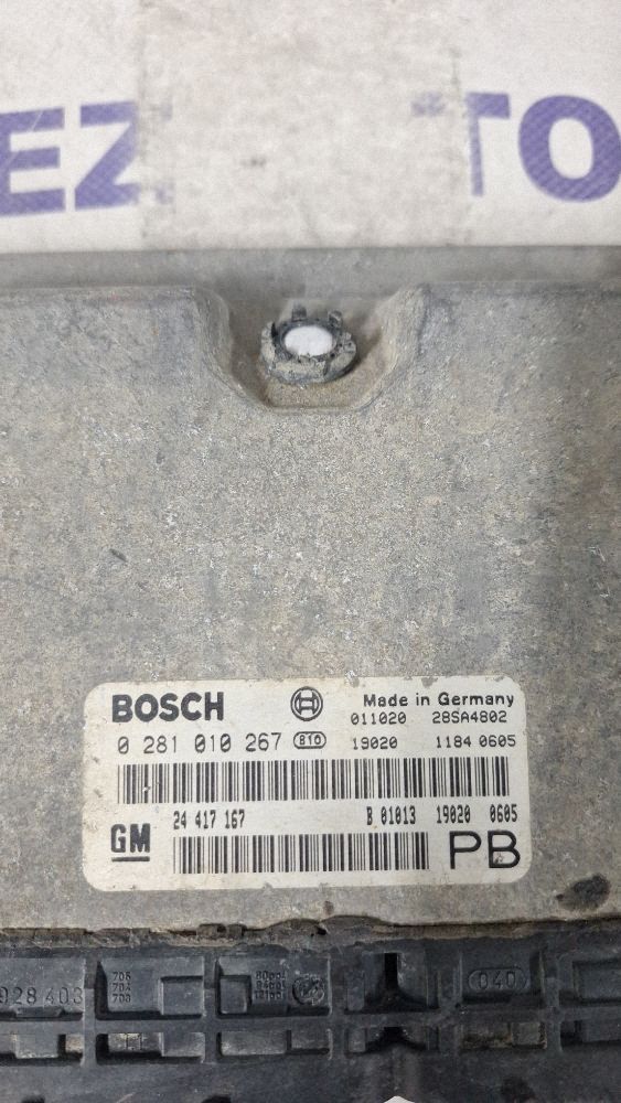 Calculator motor (ECU) Opel Astra G 2000 - 24417167 0281010267 28SA4802
