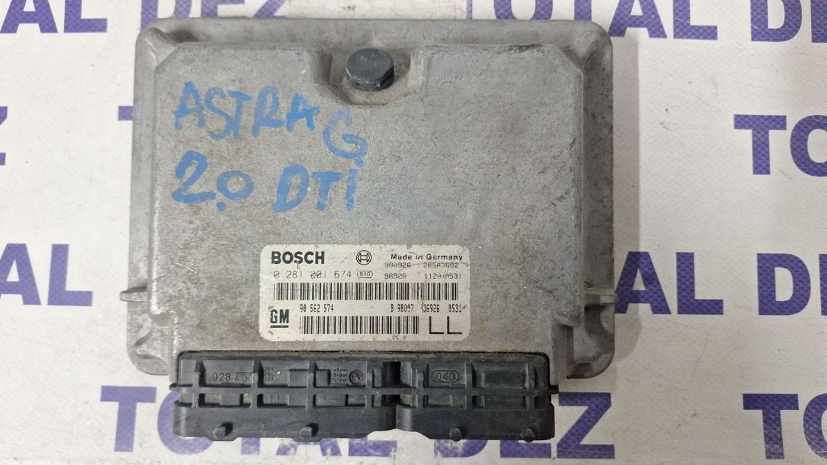 Calculator motor (ECU) Opel Astra G 2000 - 0281001674 90562574