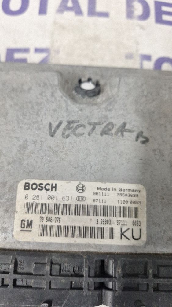 Calculator motor (ECU) Opel Vectra B 1997 - 90508976 0281001631 28SA3690