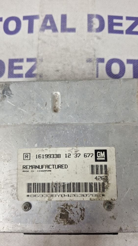 Calculator motor (ECU) Opel Vectra A 1990 - 16199338 1237677 869338Y04263078