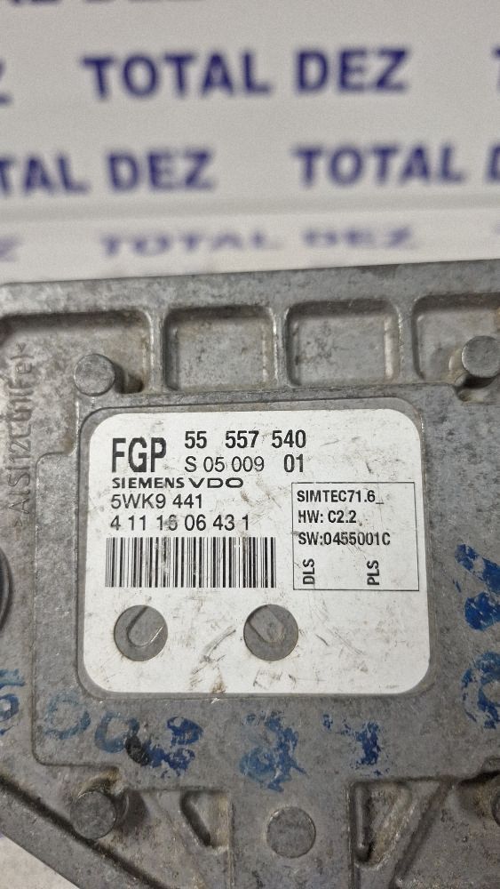 Calculator motor (ECU) Opel Vectra C 2002 - 55557540 5WK9441 4111606431