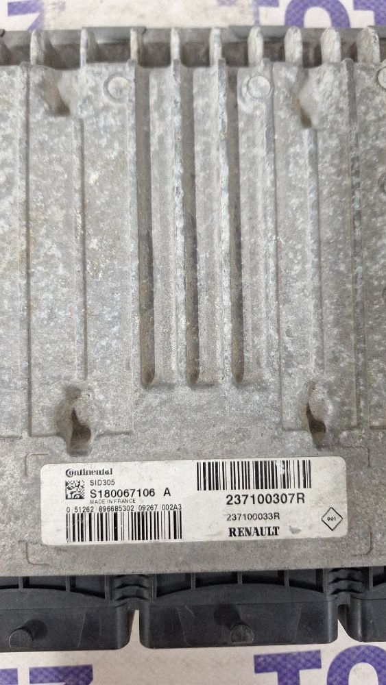 Calculator motor (ECU) Renault Megane III 2009 - 237100307R 237100033R S180067106A