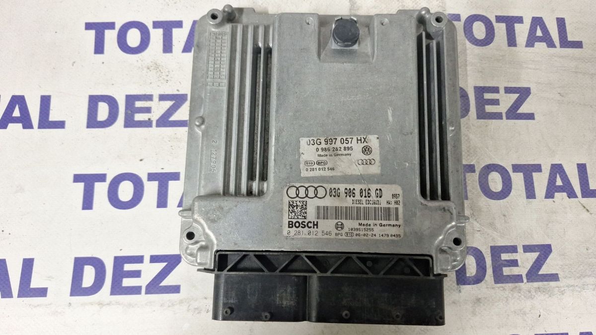 Calculator motor (ECU) Audi A4 S4 B7 8E 8H 2006 - 03G906016GD 0281012546 03G997057H