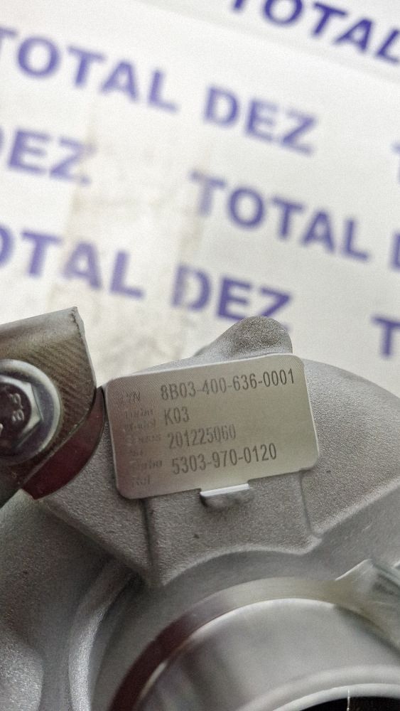 Turbina Peugeot 207 CC 2008 - 53039700120 8B034006360001 201225060