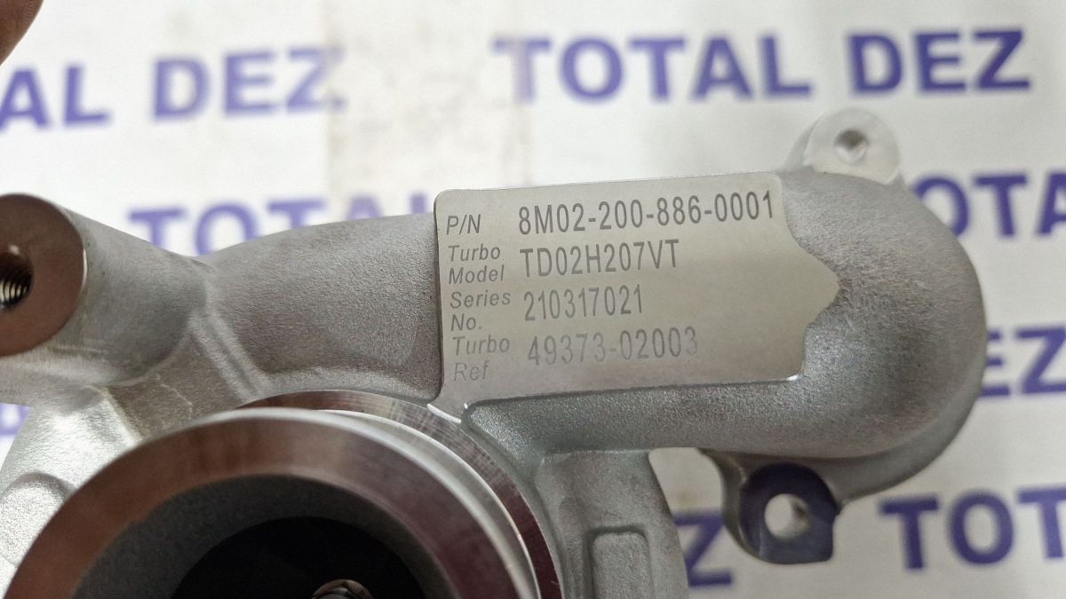Turbina Citroen C4 Picasso Grand Picasso Aircross Cactus II 2012 - 4937302003 TD02H207VT 8M022008860001