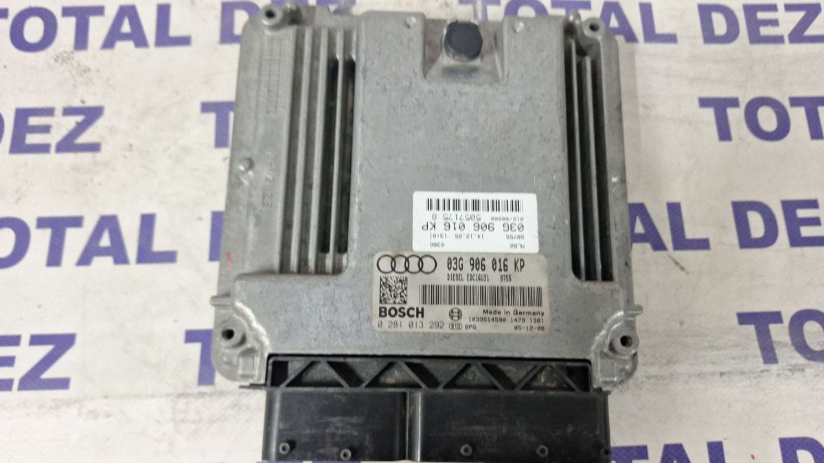 Calculator motor (ECU) Audi A4 S4 B7 8E 8H 2006 - 03G906016KP 0281013292 1039S14590