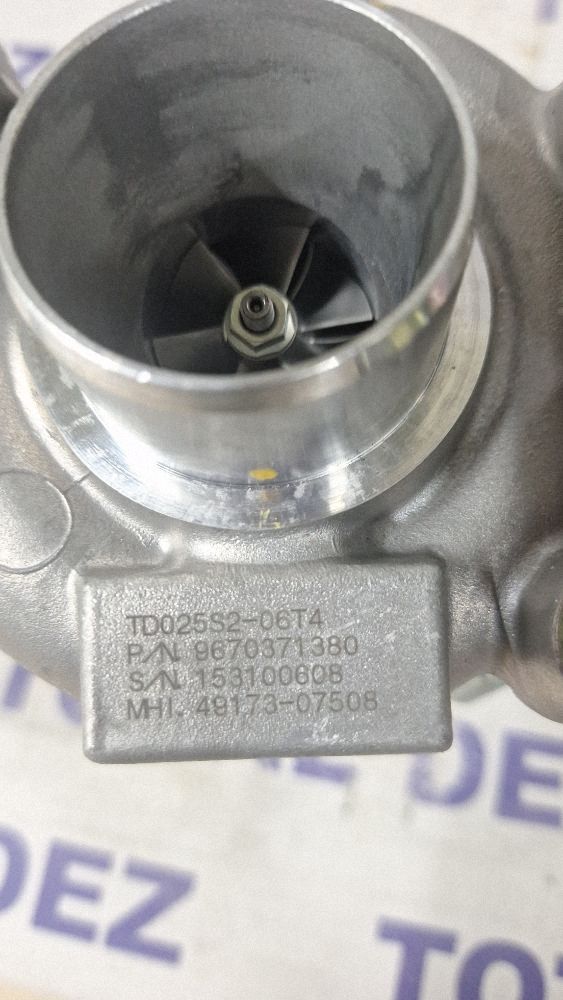 Turbina Citroen Berlingo 2008 - 9670371380 4917307508 TD025S206T4 153100698