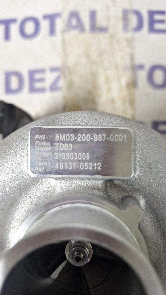 Turbina Citroen Jumper 2006 - 4913105212 TD03 8M032009870001