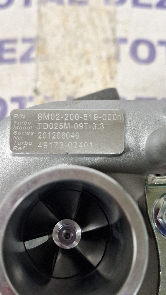 Turbina Hyundai Tucson JM 2005 - 4917302401 201206046 8M022005190001