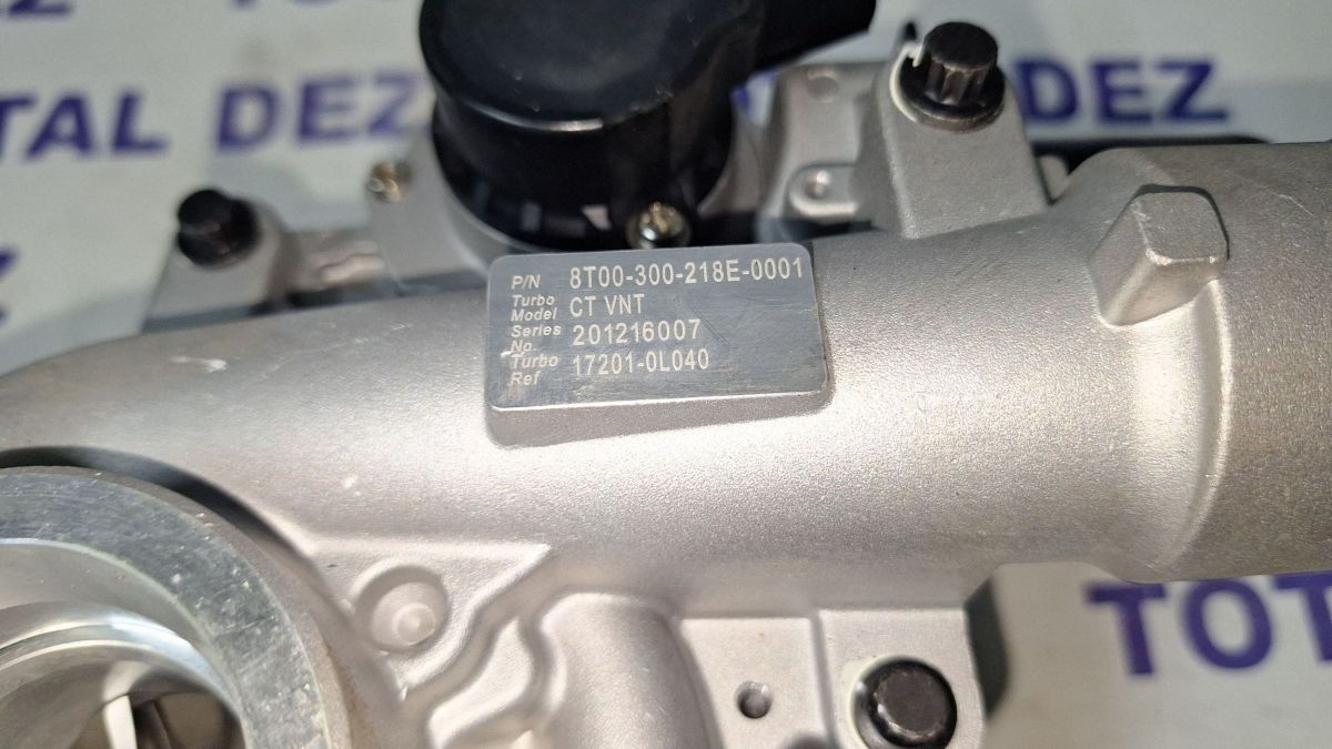 Turbina Toyota Land Cruiser (J120) 2008 - 172010L040 CTVNT 8T00300218E0001 201216007