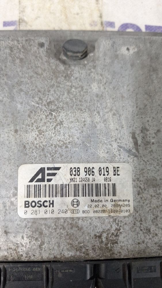Calculator motor (ECU) Ford Galaxy 1999 - 038906019BE 0281010240 28SA4205 YM2112A650JA