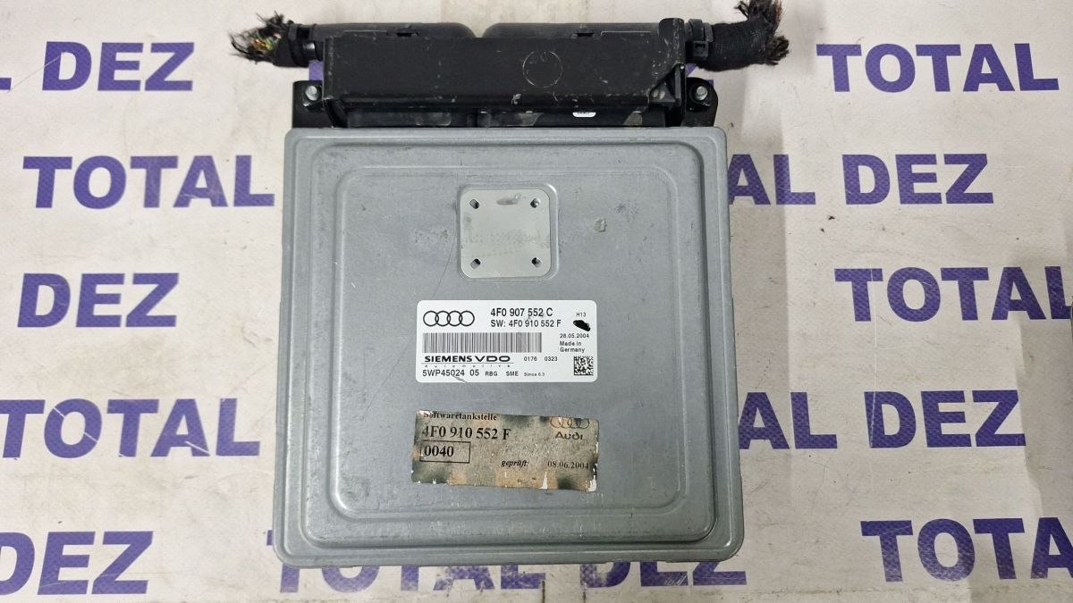Calculator motor (ECU) Audi A6 S6 C6 4F 2006 - 4F0907552C 4F0910552F 5WP4502405
