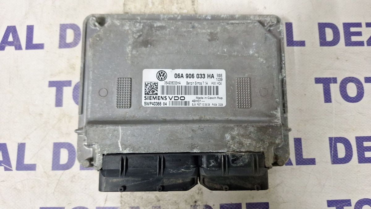 Calculator motor (ECU) Skoda Octavia Mk2 (1Z) 2010 - 06A906033HA 06A906033AA 5WP403664