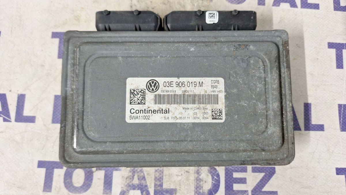 Calculator motor (ECU) Volkswagen Polo Cross 2011 - 03E906019M 03E906019B 5WA11002