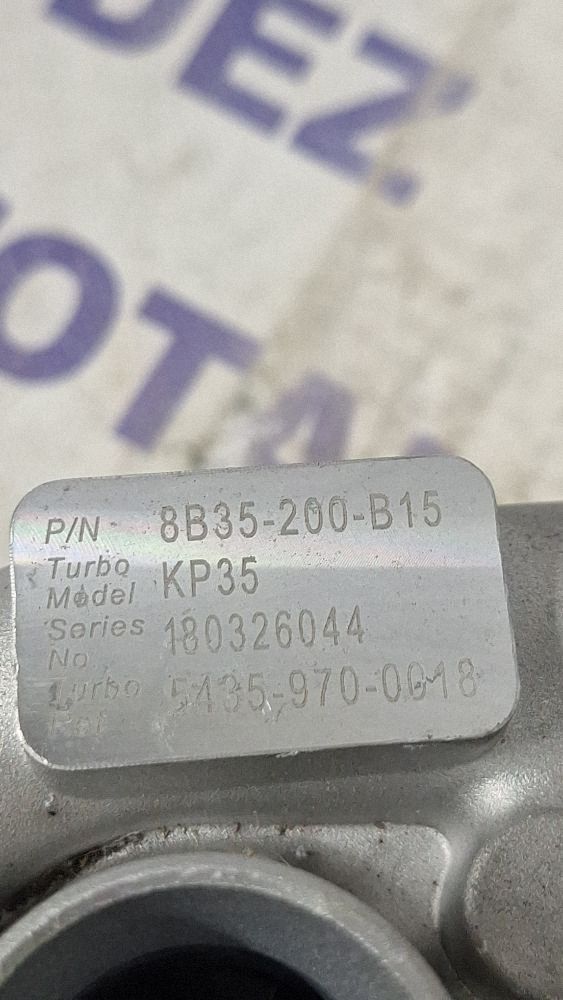 Turbina Fiat Punto (188) 2005 - 54359700018 KP35 8B35200B15 180326044