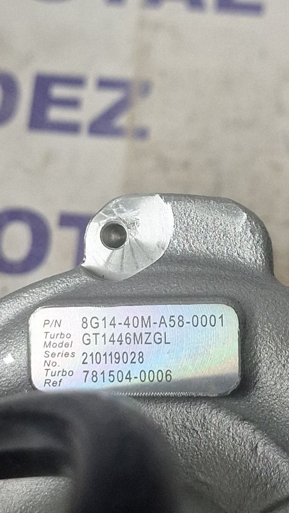 Turbina Opel Astra J 2012 - 7815040006 210119028 GT1446M7GL 8G1440MA580001