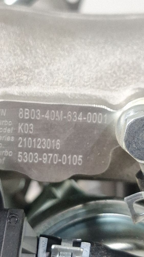 Turbina Audi A3 S3 Sportback 8P 2007 - K03 53039700105 210123016 8B0340M6340001