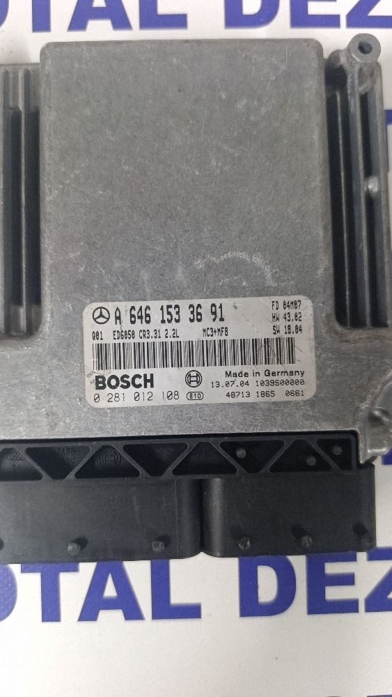 Calculator motor (ECU) Mercedes Vito/ Viano Vito W639 2004 - A6461533691