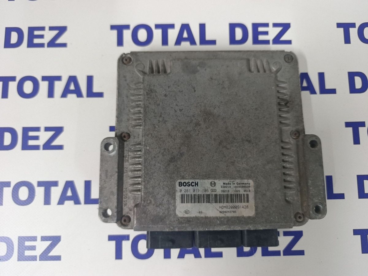 Calculator motor (ECU) Renault Master II 2002 - 0281011106 8200091428