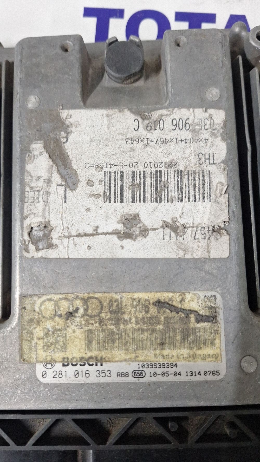 Calculator motor (ECU) Audi A4 S4 B8 8K 2010 - 0281016353 1039S39394 9610906380