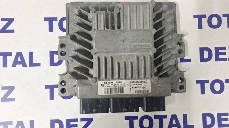 Calculator motor (ECU) Renault Megane II 2008 - 8200843713 S122326114A 8200807628