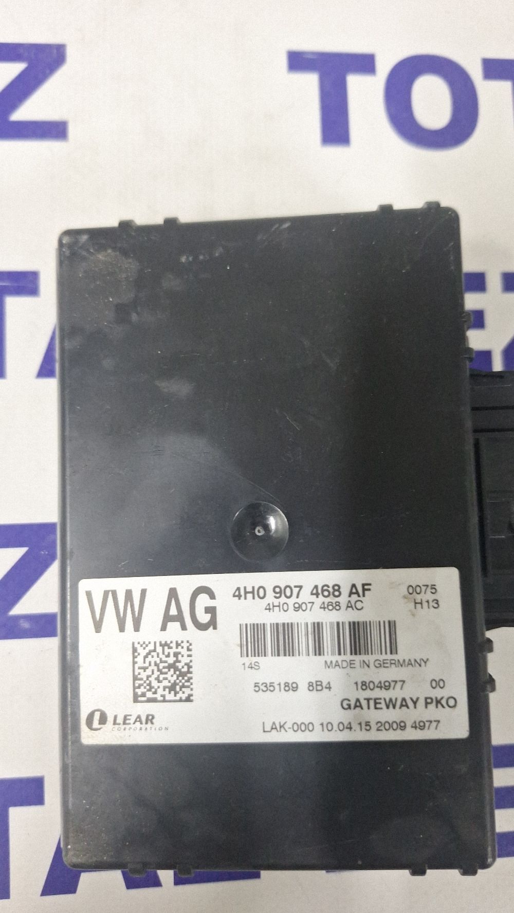 Calculator confort Audi A8 S8 D4 4H 2014 - 4H0907468AC 4H0907468AF