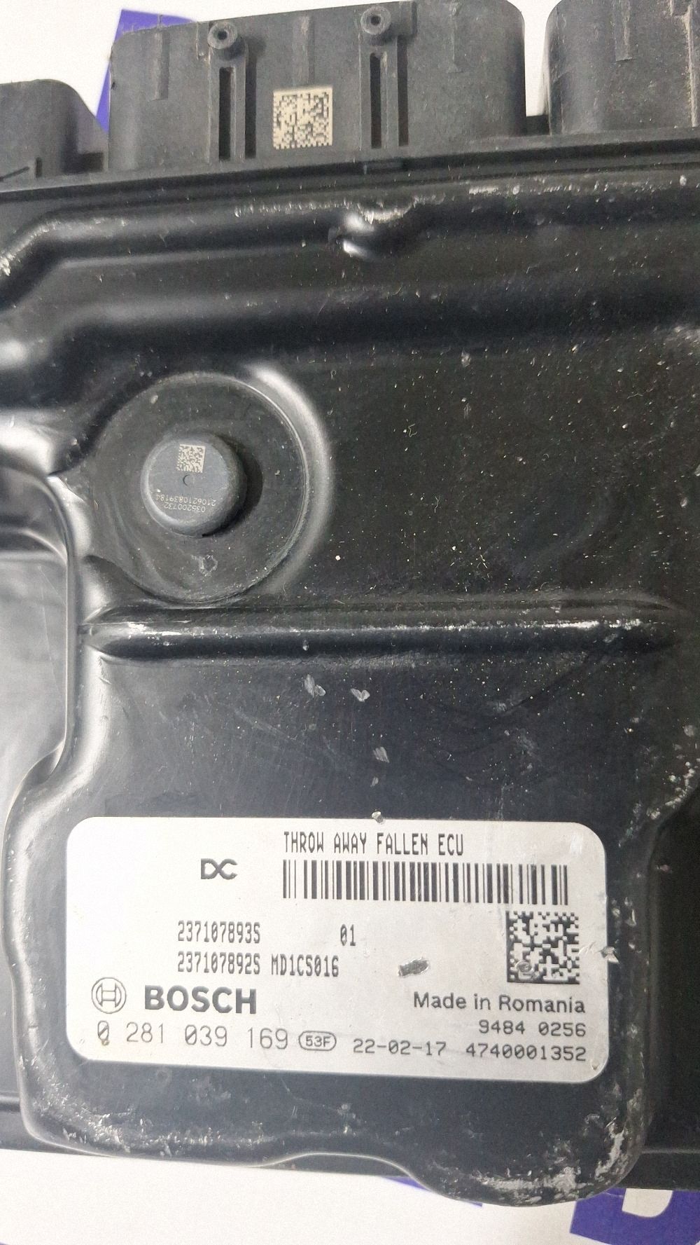 Calculator motor (ECU) Renault Trafic III (X82) 2023 - 237107893S 0281039169 237107892S